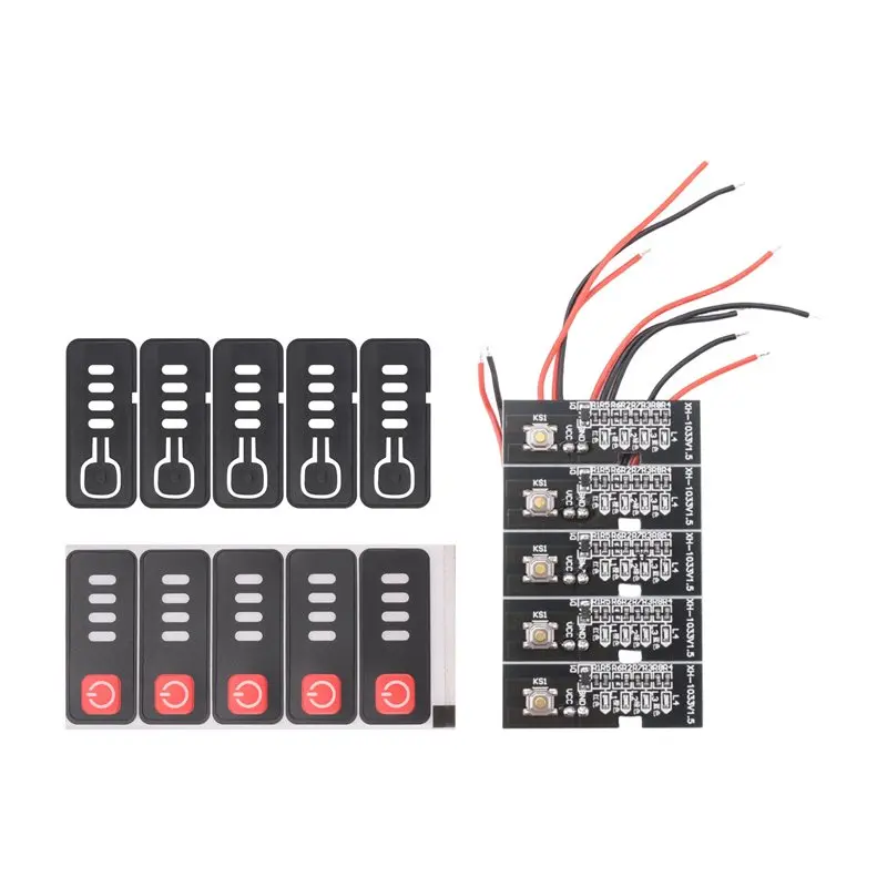 A13E-Electric Drill Battery Indicator LED Display Formakita 18V/21V Lithium Batteries 18650 Capacity Visual Tool