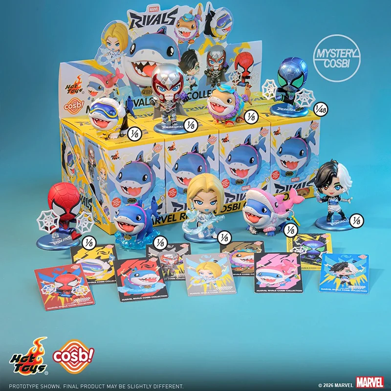 

Genuine Hot Toys Marvel Blind Box Figure Set Anime Figures Gathering time for the heroes of the competition Series Gift Toys