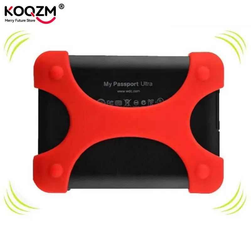 Funda de goma de silicona para disco duro externo, funda de transporte para WD ForSony de 2,5 pulgadas, HDD de colores, 2,5 pulgadas