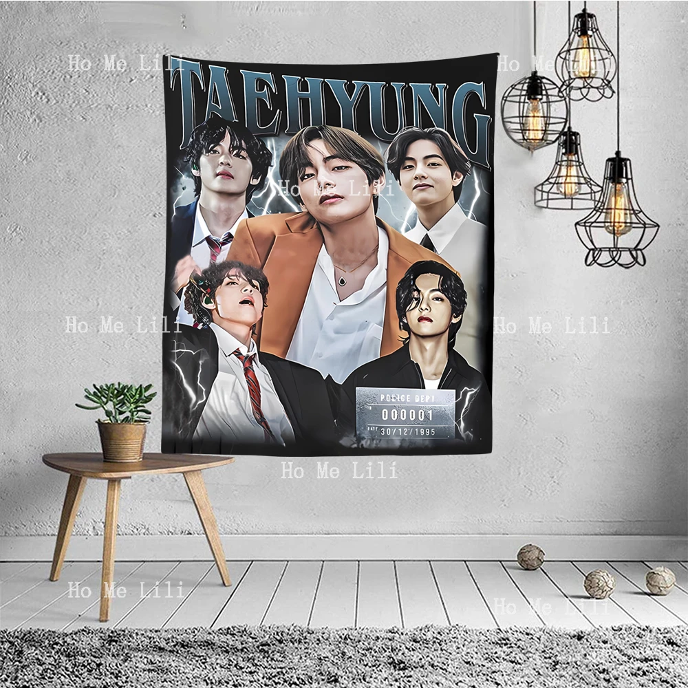 Limited Taehyung Korean Pop Bedroom Livingroom Modern Design Tapestries