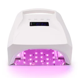 3meters Cable Rechargeable Nail Lamp 96W Cordless Gel Lacquer Dryer Manicure Lamps UV Light for Nails Wireless Nail UV LED Lamp