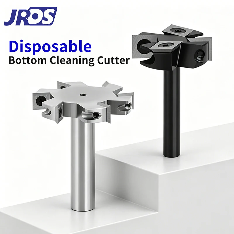 

Professional 4-Flute Indexable T-Slot Router Bit 6/8/12mm Shank Woodworking Milling Cutter for Router Trimming Engraving Tools