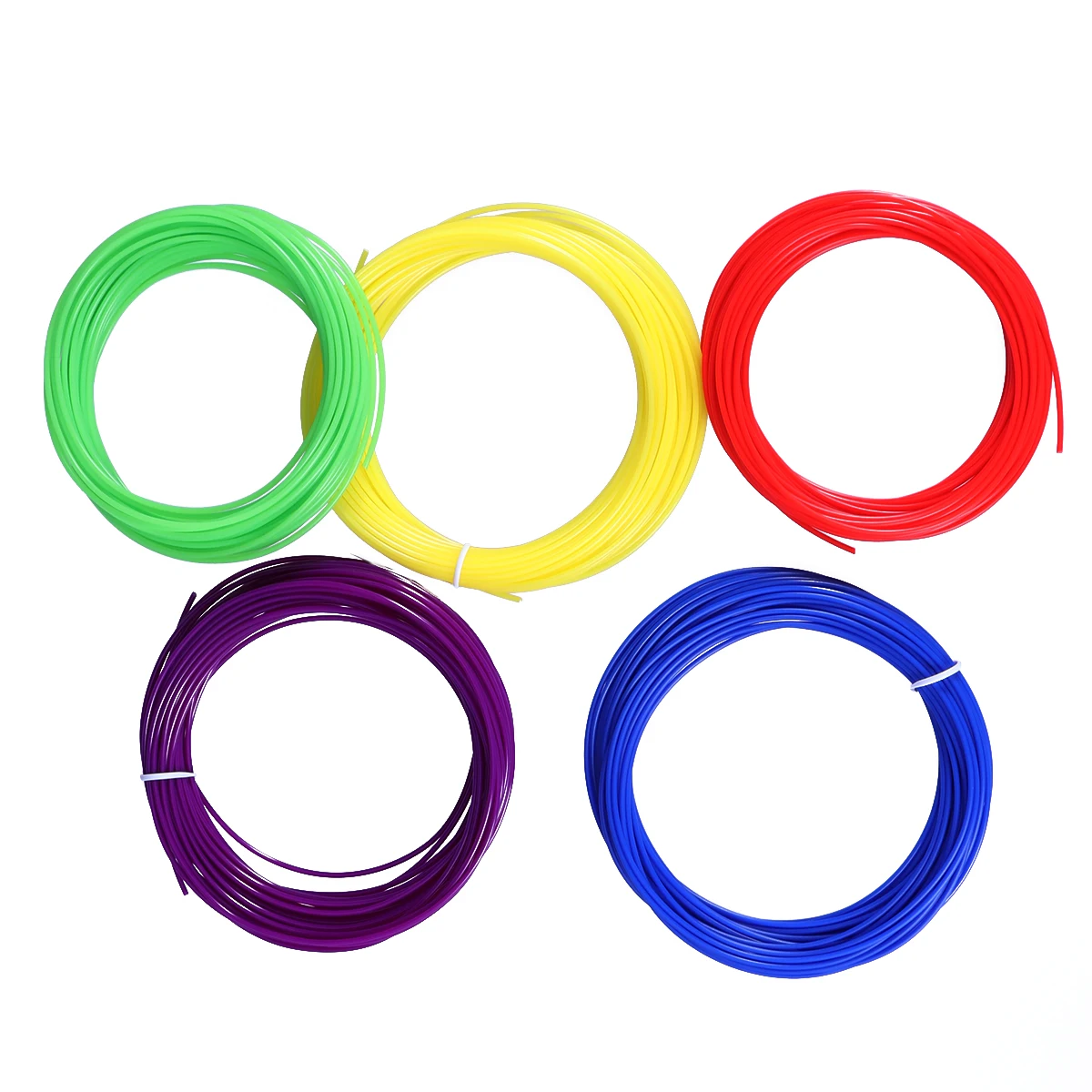 5pcs Printing Pen Consumables ABS Filament Printer Materials 160-200℃ 0.1cm Compatible Low Shrinkage High Strength 3D Printing