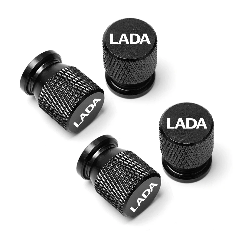 For Lada Niva Vesta Samara Kalina Largus Priora Xray Granta Car Wheel Tire Valve Caps Tyre Stem Covers Airdust Waterproof