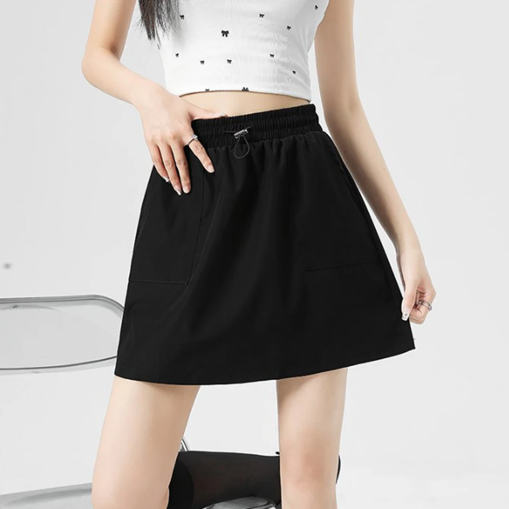 Daily Wear High Waist Skirt Casual Fashion Skirt Basic Casual Women Skirt Multiple Size Options Suitable For Work