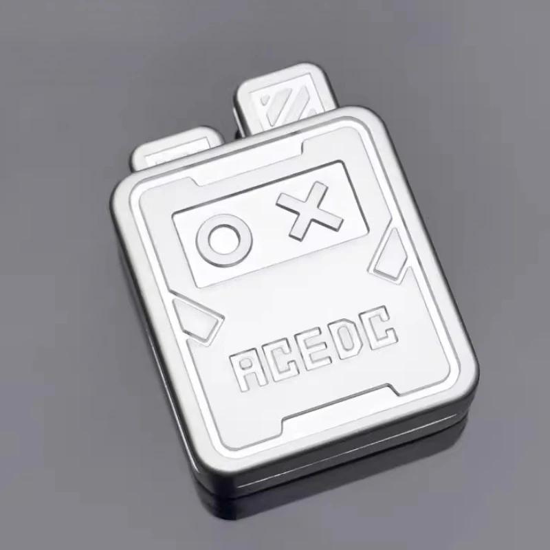 Mechaniczny Metalowy Suwak Fidget Koło z Grzechotką Magnetyczna Karta do Wbijania EDC Zabawka Antystresowa Redukująca Stres i Lęk Antystresowe Rzeczy Przynęta