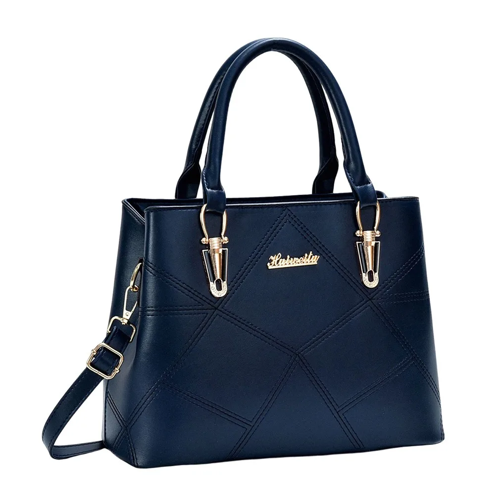 

Casual PU Leather Shoulder Bags Simple Design Solid Color Crossbody Bag Large Capacity Ladies Handbags Daily Use