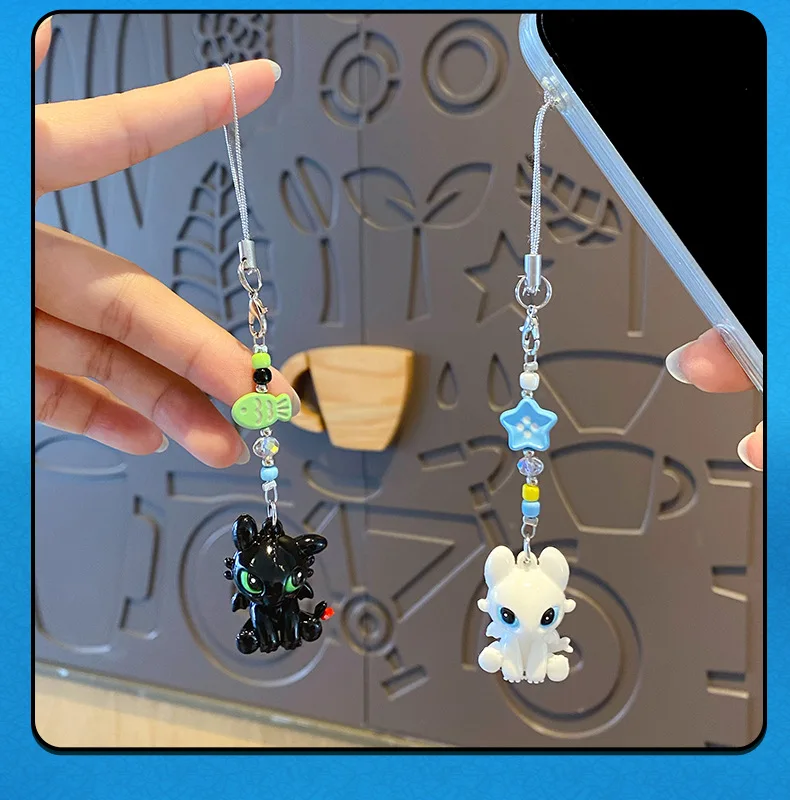 Authentischer Drachenmeister Fliegender Zahnloser Junge Schlüsselanhänger Neuer Taschenanhänger Kleine Accessoires Auto-Schlüsselanhänger Dekoratives Geschenk – Detail 3