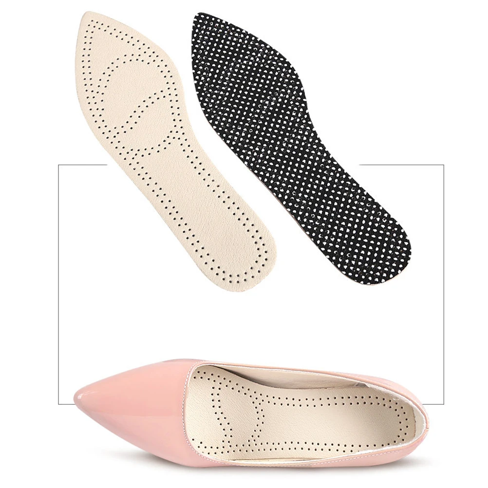 Afneembare binnenzool voor hakken Anti-zweet Koe Schoenpad Flexibel Duurzaam Klassieke kleuren Voetverzorgingshulpmiddel voor hoge hakken Dames