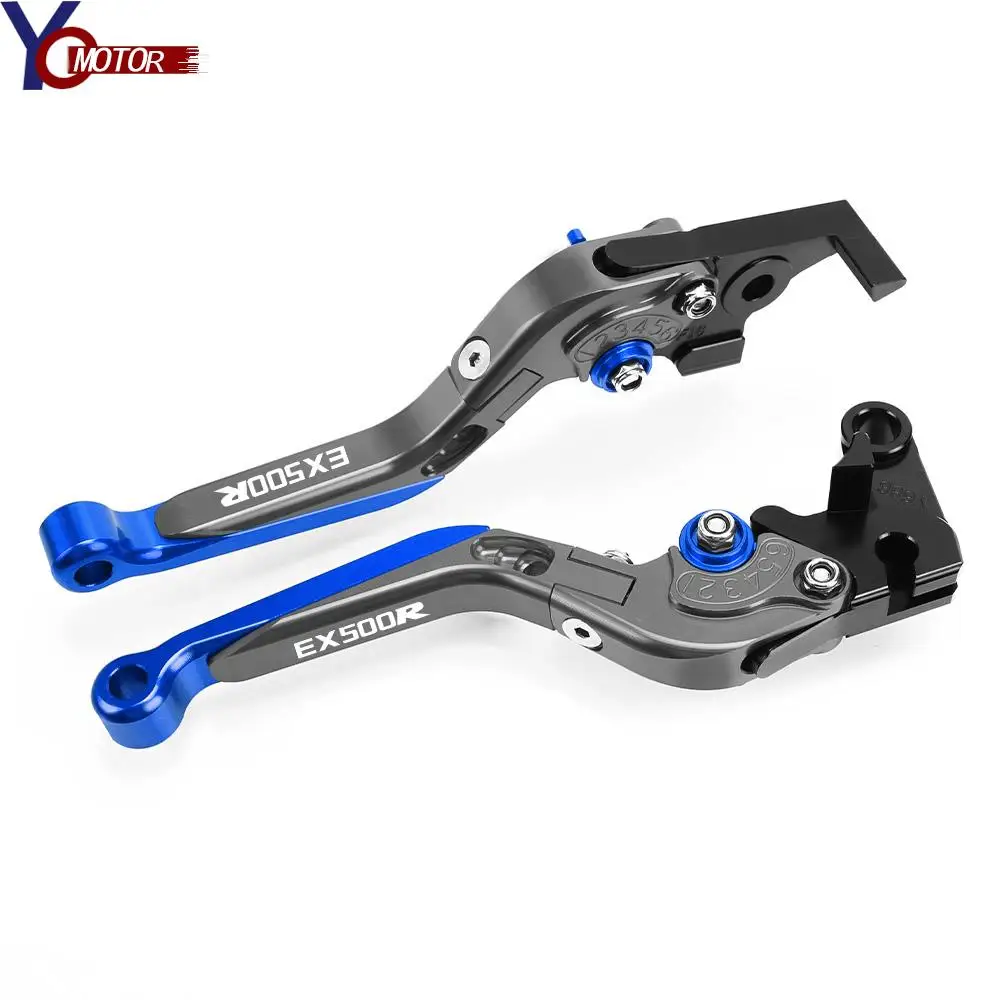 For Kawasaki GPZ500S EX500R 1990-2009 GPZ 500 S Motorcycle CNC Aluminum Adjustable Extendable Foldable Brakes Clutch Levers Part