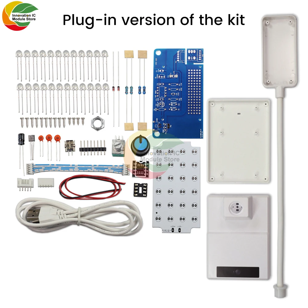 Diy Electronic Soldering Kit Ne555 Led Desk Lamp Dimmer Pwm Circuit Assembly Diy Soldering Practice Skills Assembly