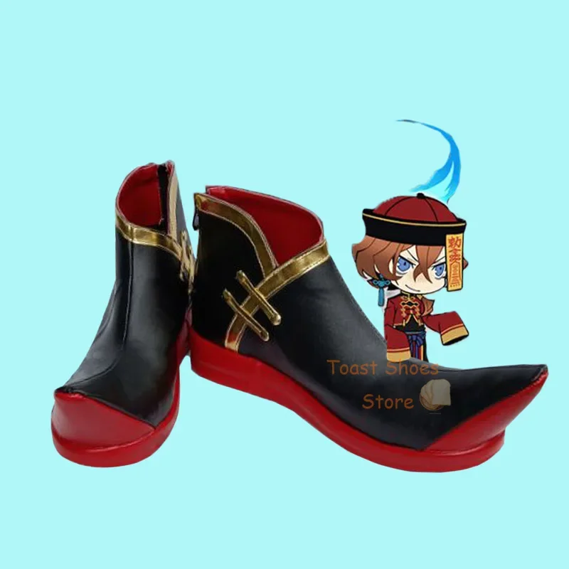 

Anime Stray Dogs Nakahara Chuuya Cosplay Shoes Comic Anime Game Role Play for Con Halloween Cosplay Costume Prop Cool Shoes