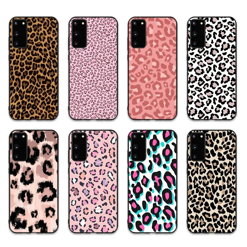 Leopard print Phone Case For Samsung S 9 10 20 21 22 23 30 23plus lite Ultra FE S10lite Fundas