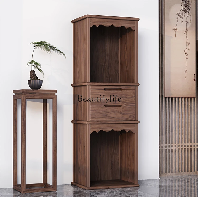 

Solid wood double-layer shrine, new Chinese shrine, Guanyin Buddha, God of Wealth, shrine, cabinet