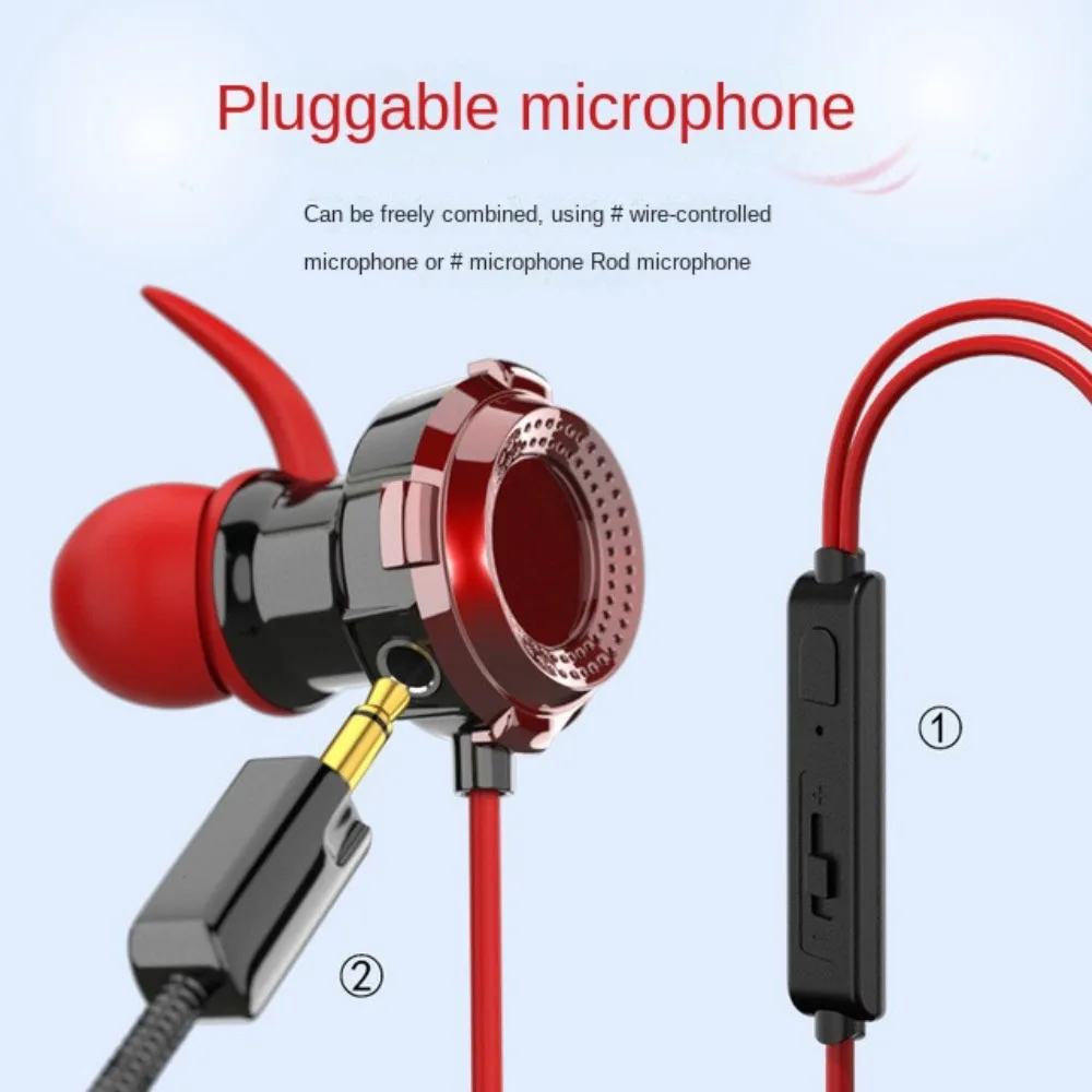 Auriculares estéreo con cable, manos libres, con micrófono, de alta calidad, tipo tapón para el oído, para audífonos.