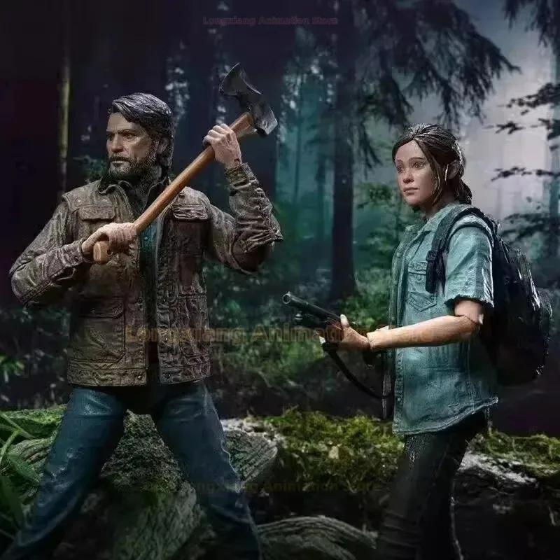 18 سنتيمتر Neca The Last of Us أنيمي الشكل جويل وإيلي عمل أرقام Tlou جزء 2 بولي كلوريد الفينيل تمثال تحصيل نموذج ألعاب الدمى الهدايا