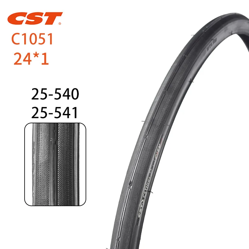 

CST bicycle tires 24x1 (25-540/541) Mountain Road Wheelchair bike tires 600X25A 110 PSI ultralight slick pneu bicicletat tres