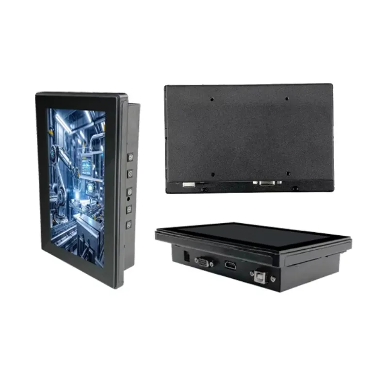 7 Inch IP65 Front Bezel Capacitive Touch Monitor Wall‑Mount Design Industrial Touch Screen Display