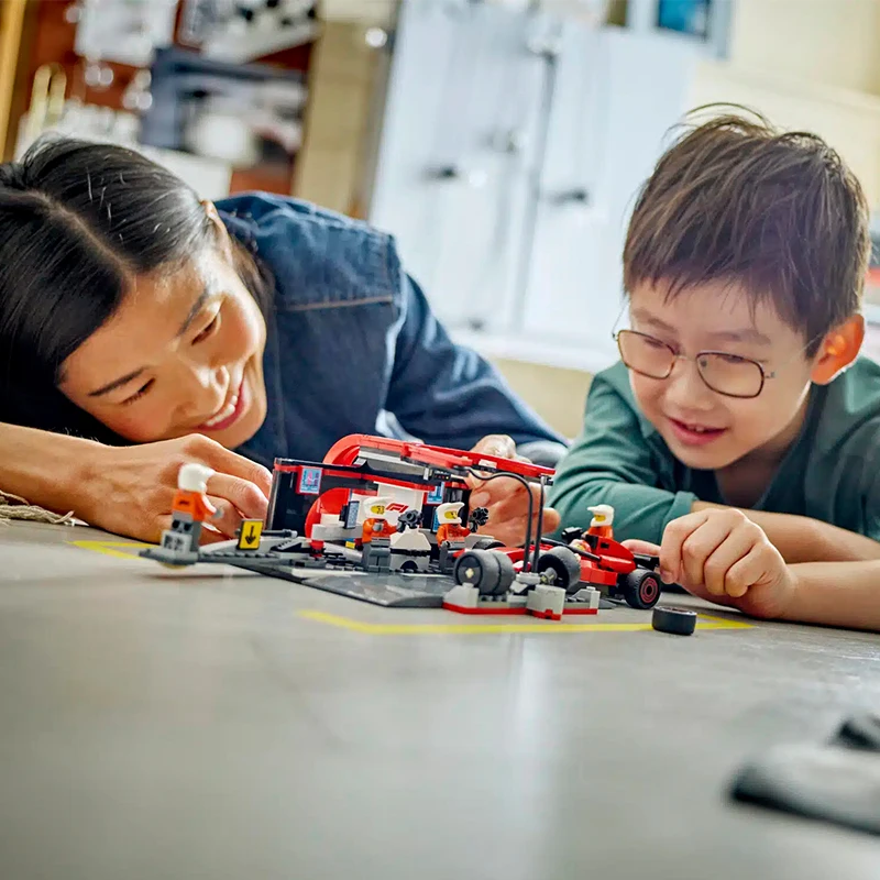 Cada moc red bull racing rb20 f1 série de corrida blocos de construção cidade kick carro blocos de construção brinquedo presente