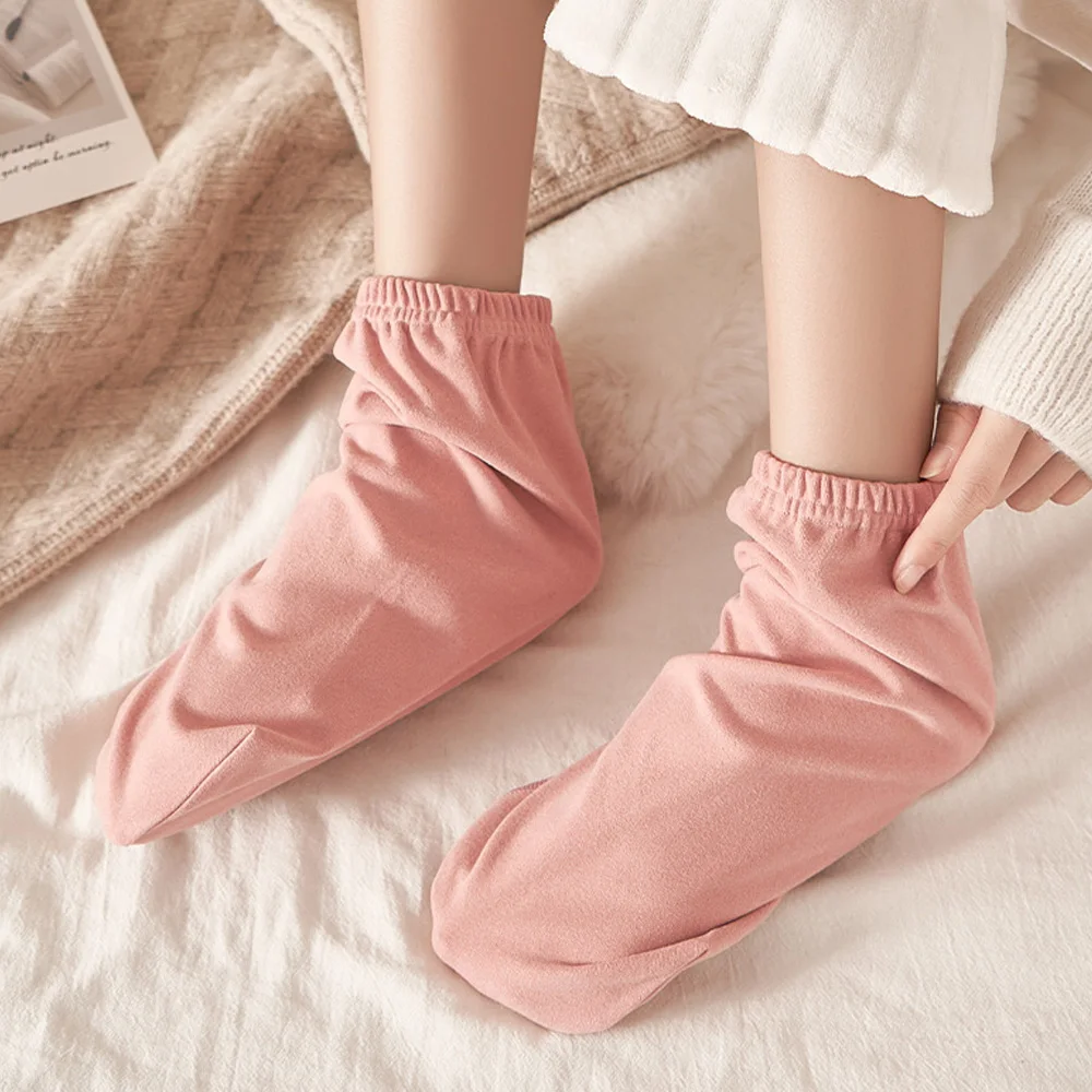 Room Socks Adults Sleeping Socks Winter Snow Home Maternity Sock Leg Warmer Carpet Sock Slippers Socks For Women Botas Feminina image 5