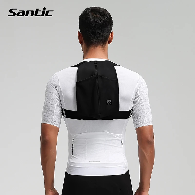 Santic Sports Backpack Men 2024 New  Cycling Sports Backpack  Bicycle Outdoor Lightweight Portable Cycling Bag WZ24P202H