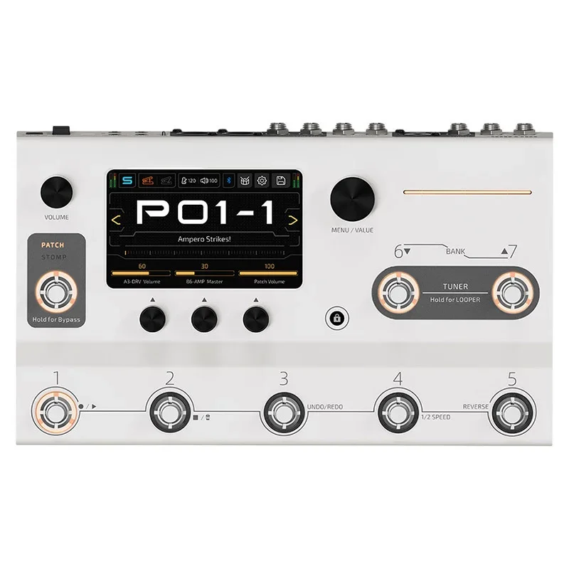 Stage Electric Guitar Comprehensive Effects Bass Loop Recording Drum Machine Backing Track