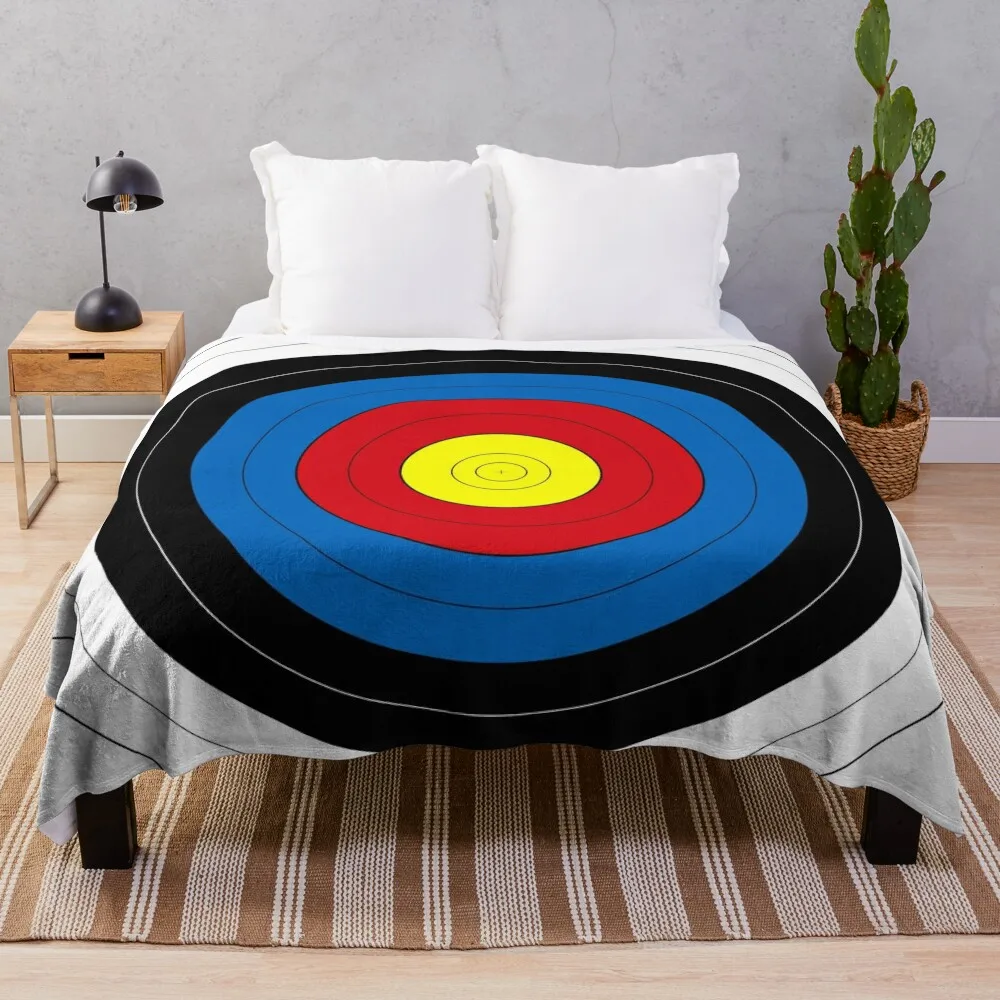 Archery Target Target Face Throw Blanket decorative Bed Soft Plush Plaid Blankets