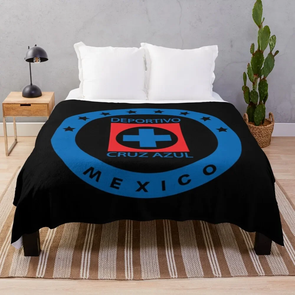 Cruz Azul \t Essential \t Throw Blanket Decoratives Furrys Blankets