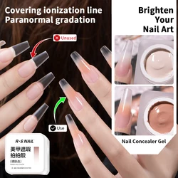 RSNAIL 5g Concealer Gel Nail Polish Slapped Gradient Effect UV led Gel Soak Off Varnish Nail Concealer Polish for Nail Art Salon