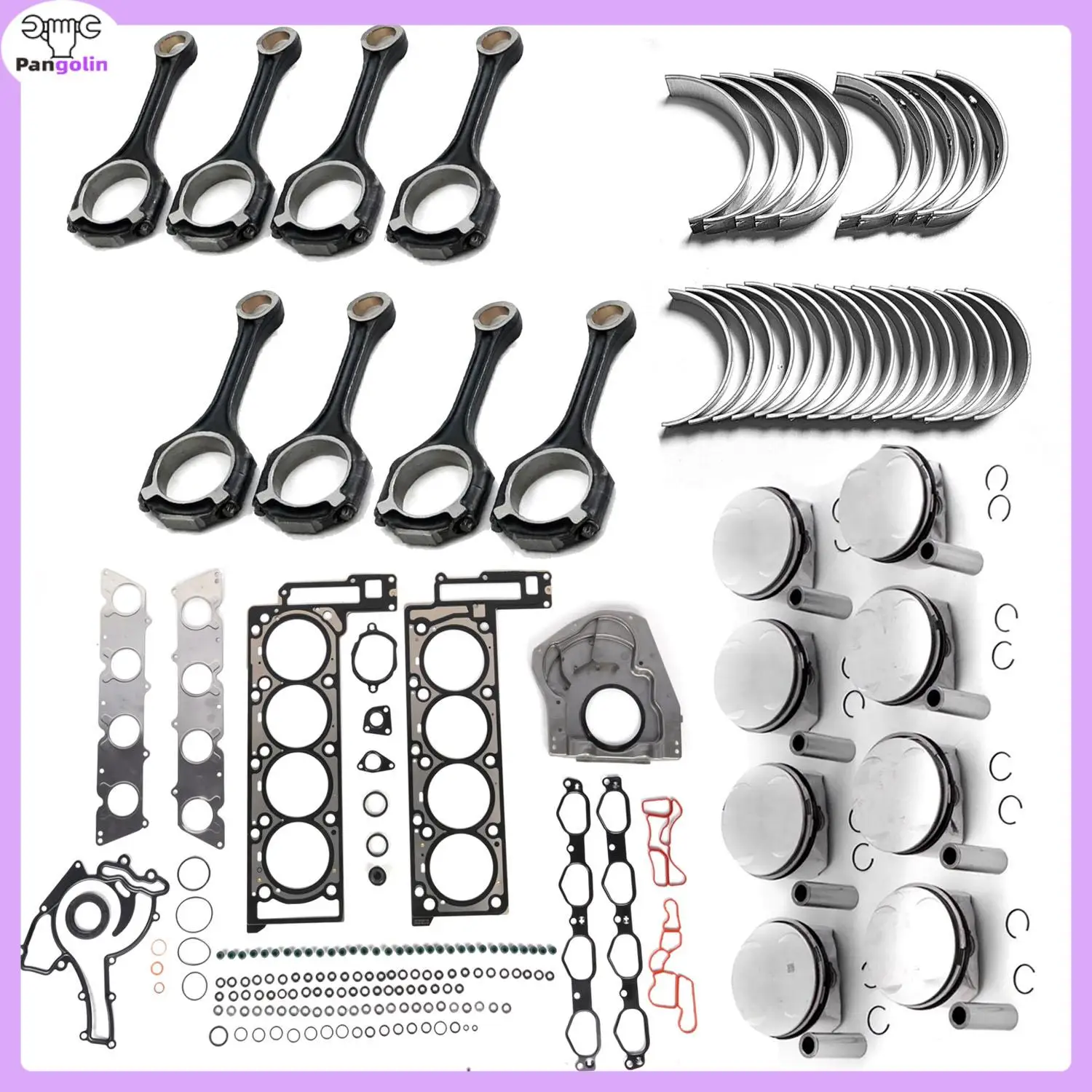 

1set M273 Engine Rebuild Overhaul Kit Connecting Rod For Mercedes-Benz GL550 E500 S550 W212 W221 5.5 V8 2730301517 Auto Parts