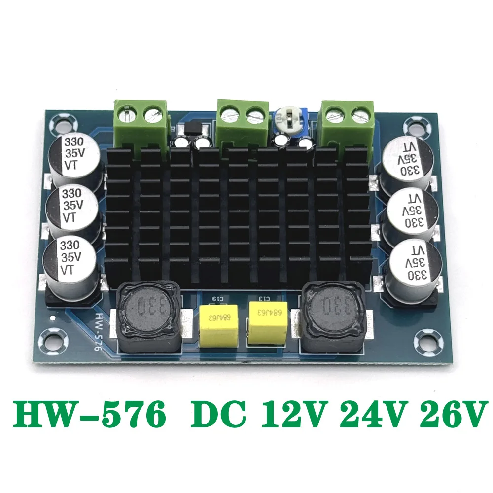 

TPA3116D2 DC 12V 24V 26V 100W Mono Channel Digital Power Audio Amplifier Board TPA3116D2 Large Capacity Board