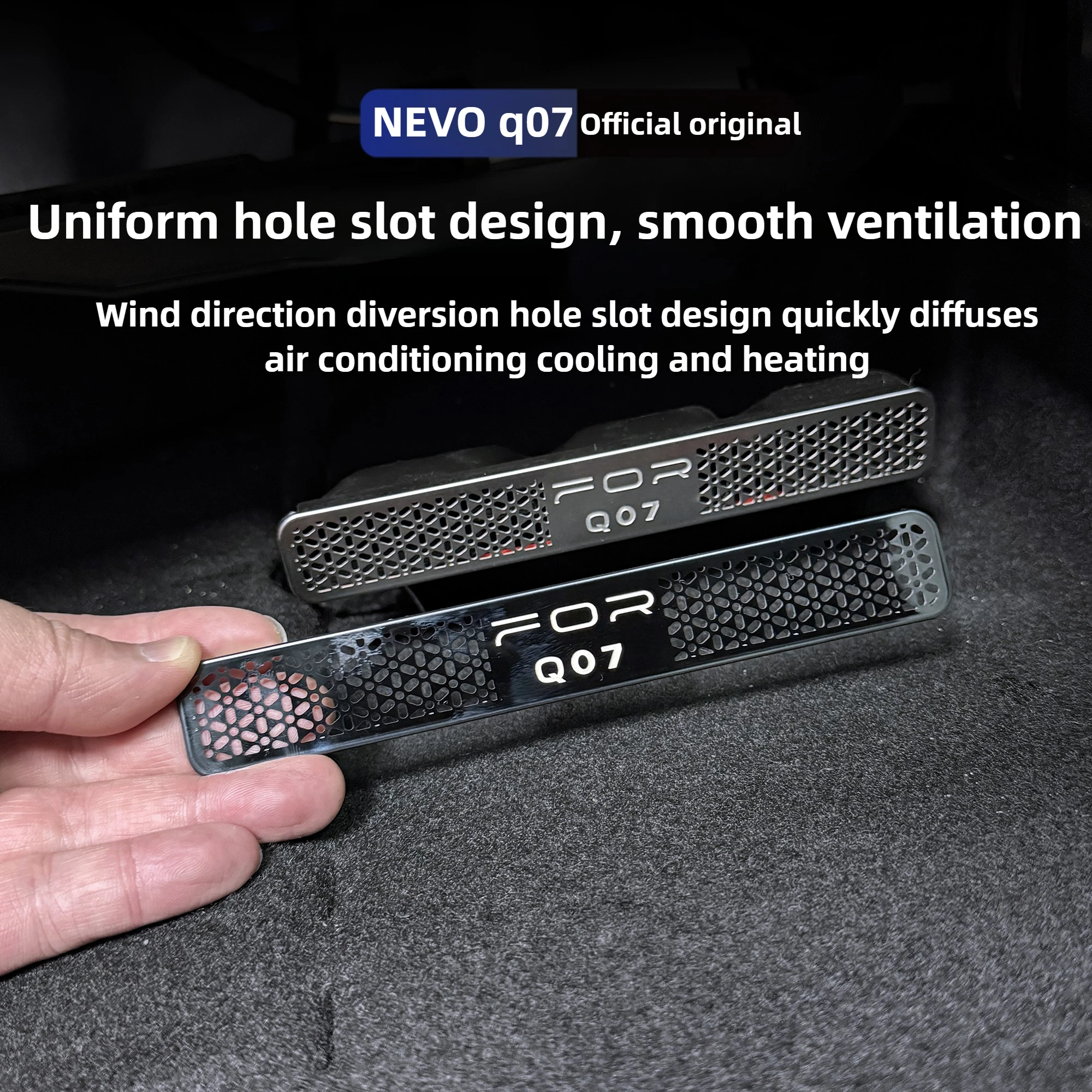 

2 шт., автомобильный защитный чехол для воздуховыпускного отверстия под сиденьем, пылезащитный чехол, антиблокирующий сетчатый фильтр, защитные аксессуары для Changan NEVO Q07