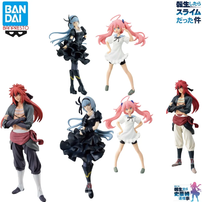 Image of Bandai Original auf Lager, Banpresto Anime Actionfigur Garage Tensei Slime Luminus Valentine Milim Nava Modell, brandneu, verpackt