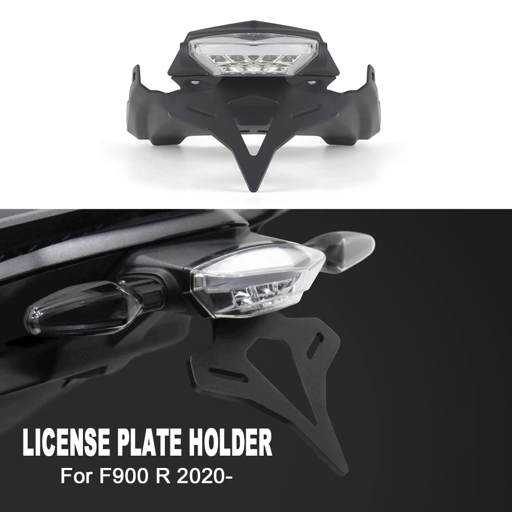 

For BMW F900 R F900R 2020- Motorcycle Rear Short Tail Integrated Light Frame License Plate Rack Tail Frame Bracket