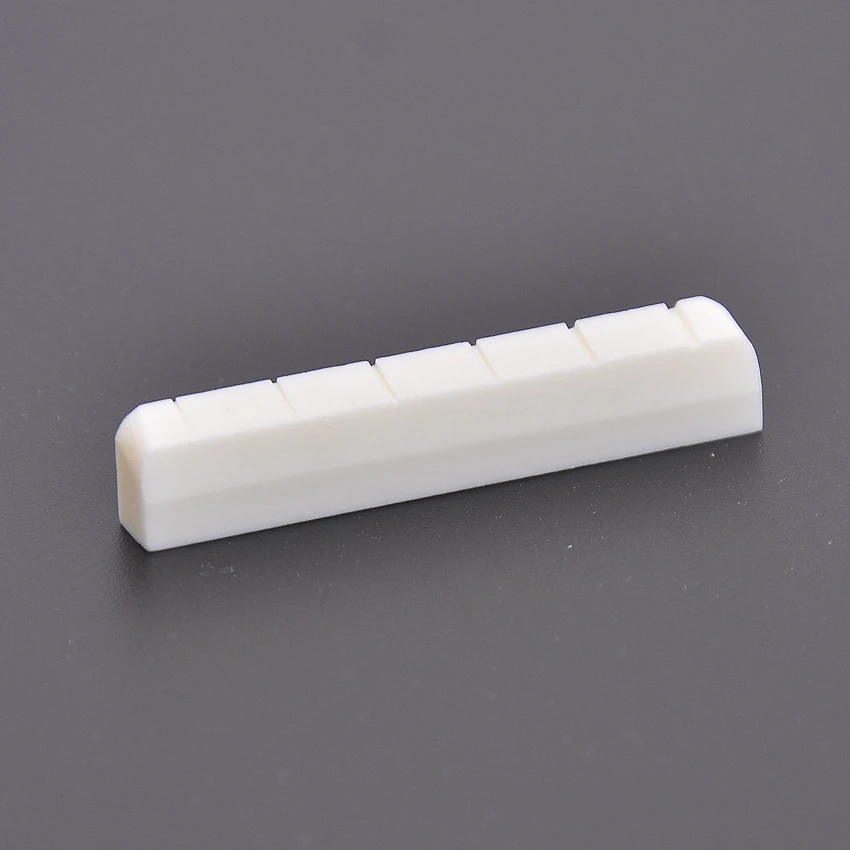 1 Piece 6 String Real Slotted  Bone Nut For Classical Guitar   50MM / 52.5MM * 6MM * 9MM