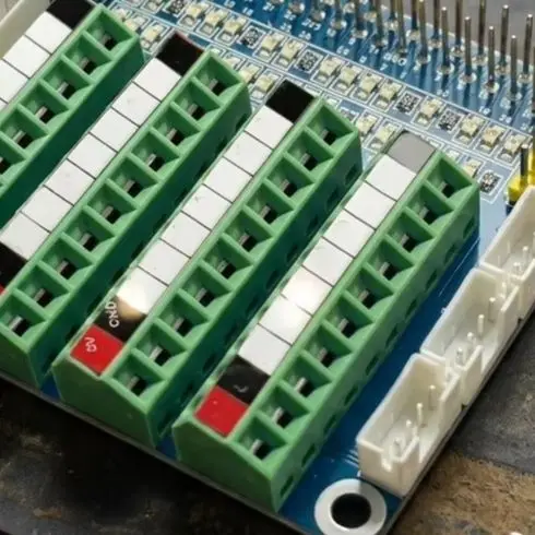 Screw Terminal Block For Breakout Shield Module For Arduino R3 With IDC40 Header FR-4 PCB Green Board For GPIO Electronics Proje