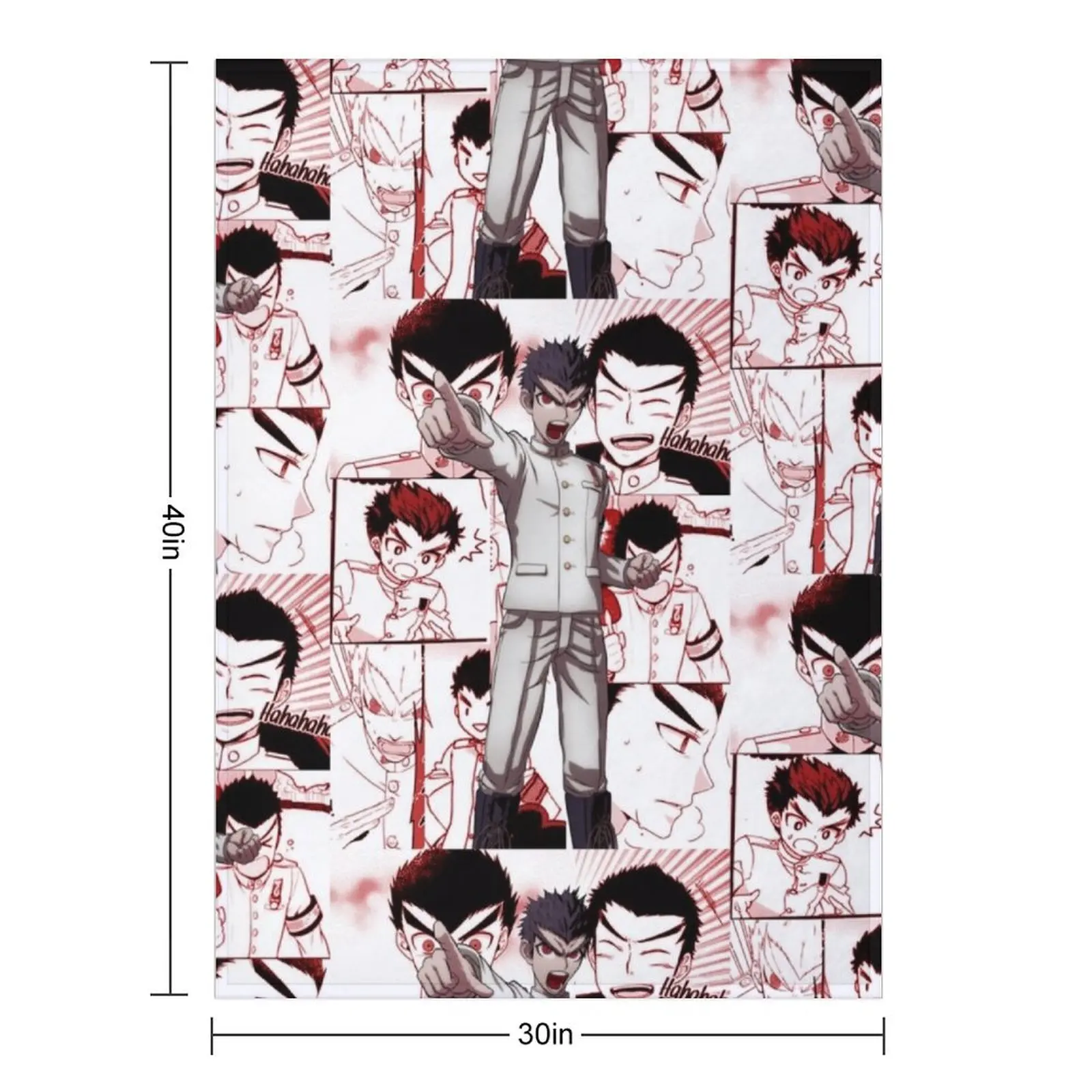 Kiyotaka Ishimaru Manga Collage Throw Blanket for babies wednesday Comforter Cute Plaid Blankets