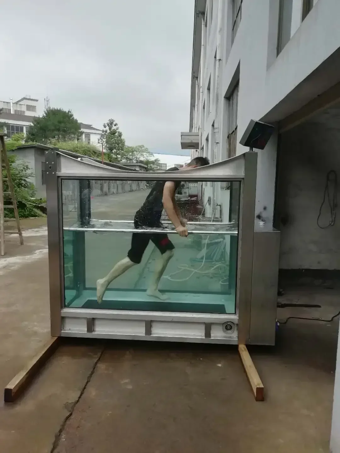 Home Care Equipment Medical Under Water Human UnderWater Treadmill for Physiotherapy Rehabilitation Use Running Machine