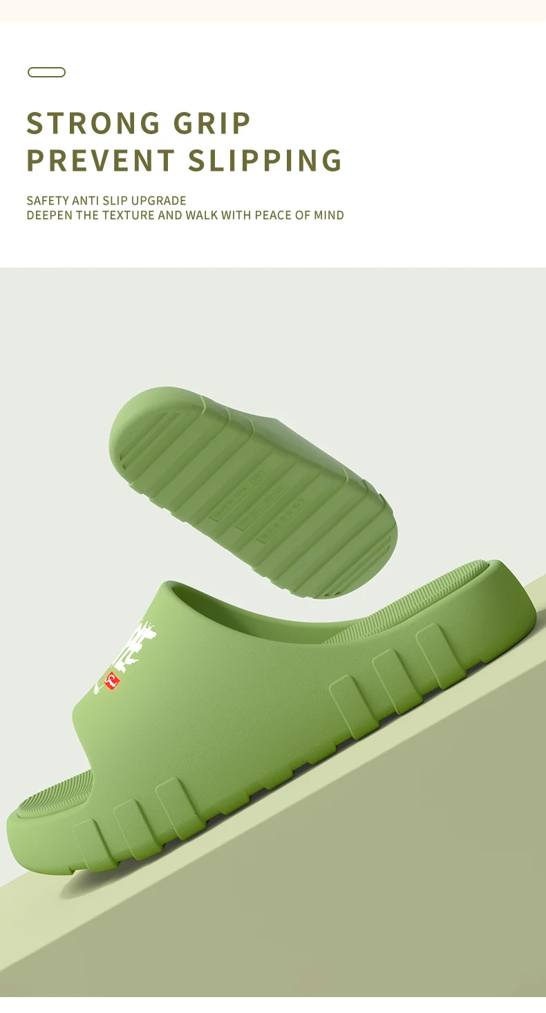Zapatillas de baño antideslizantes para hombre y mujer, chanclas frescas para usar en exteriores, novedad de verano, ZYT2414