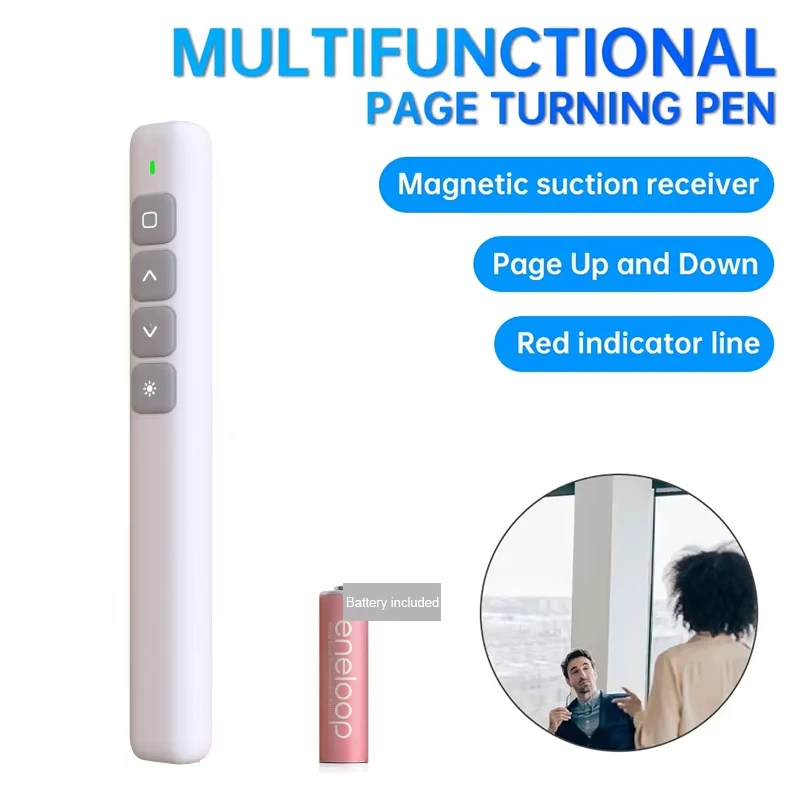 Whiteboard Remote Control Pen PPT Page Turner Multimedia Electronic Infrared Page Turner For Classroom Teacher Speech Presenter