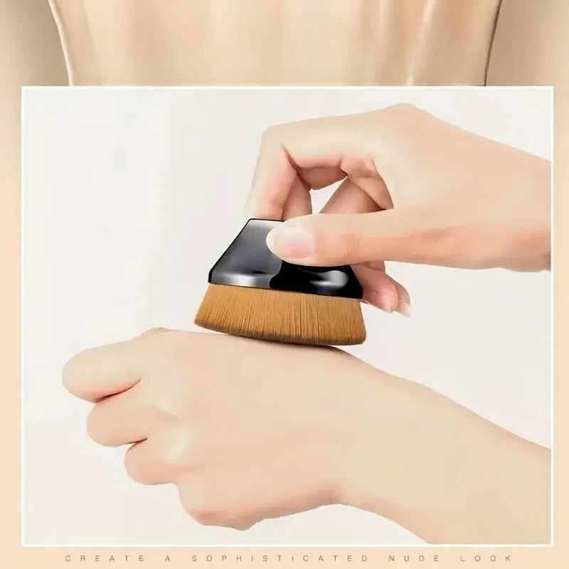 新しいマジックメイクBBクリームブラシ、ファンデーション不要、リキッド、軽量、高密度繊維ヘア、持ち運び簡単、女の子向け美容ツール