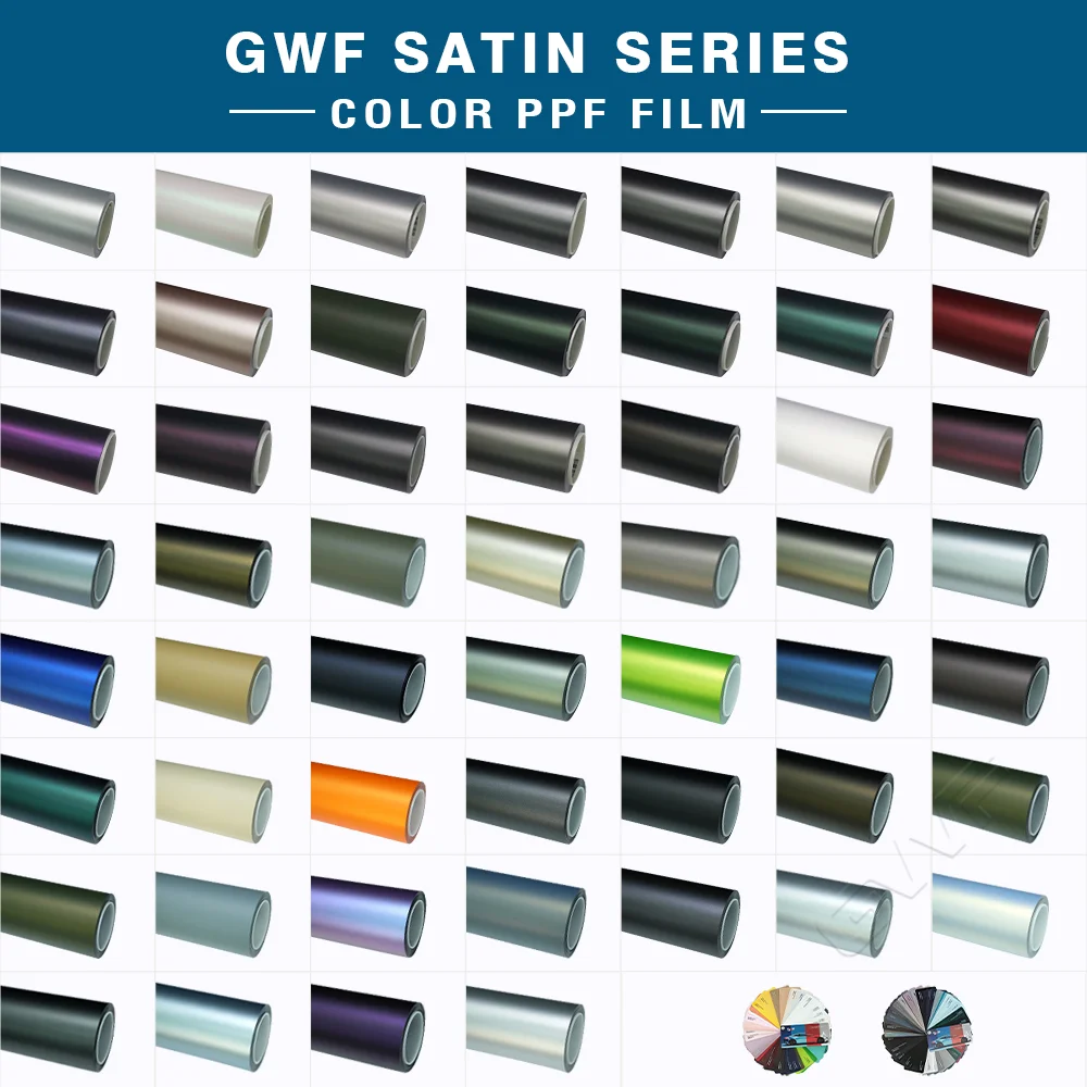 7.5MIL Gloss China Blue TPU PPF Self Healing Anti Scratch Car Color Change Paint Protection Film