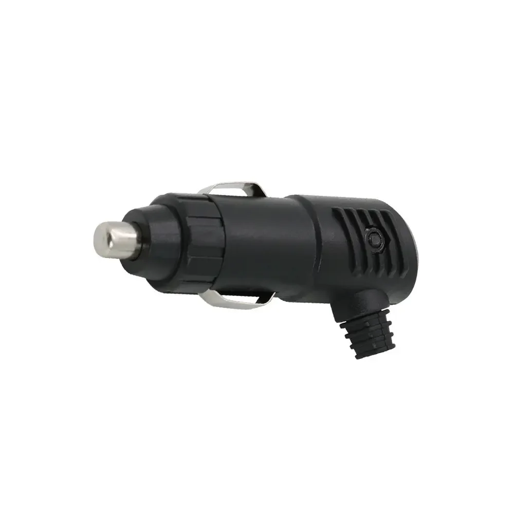 Car Cigarette Lighter Charger Black ABS Socket Plug DC 12V 24V Charger Connector LED on-Off Switch Fit for Universal Vehicle