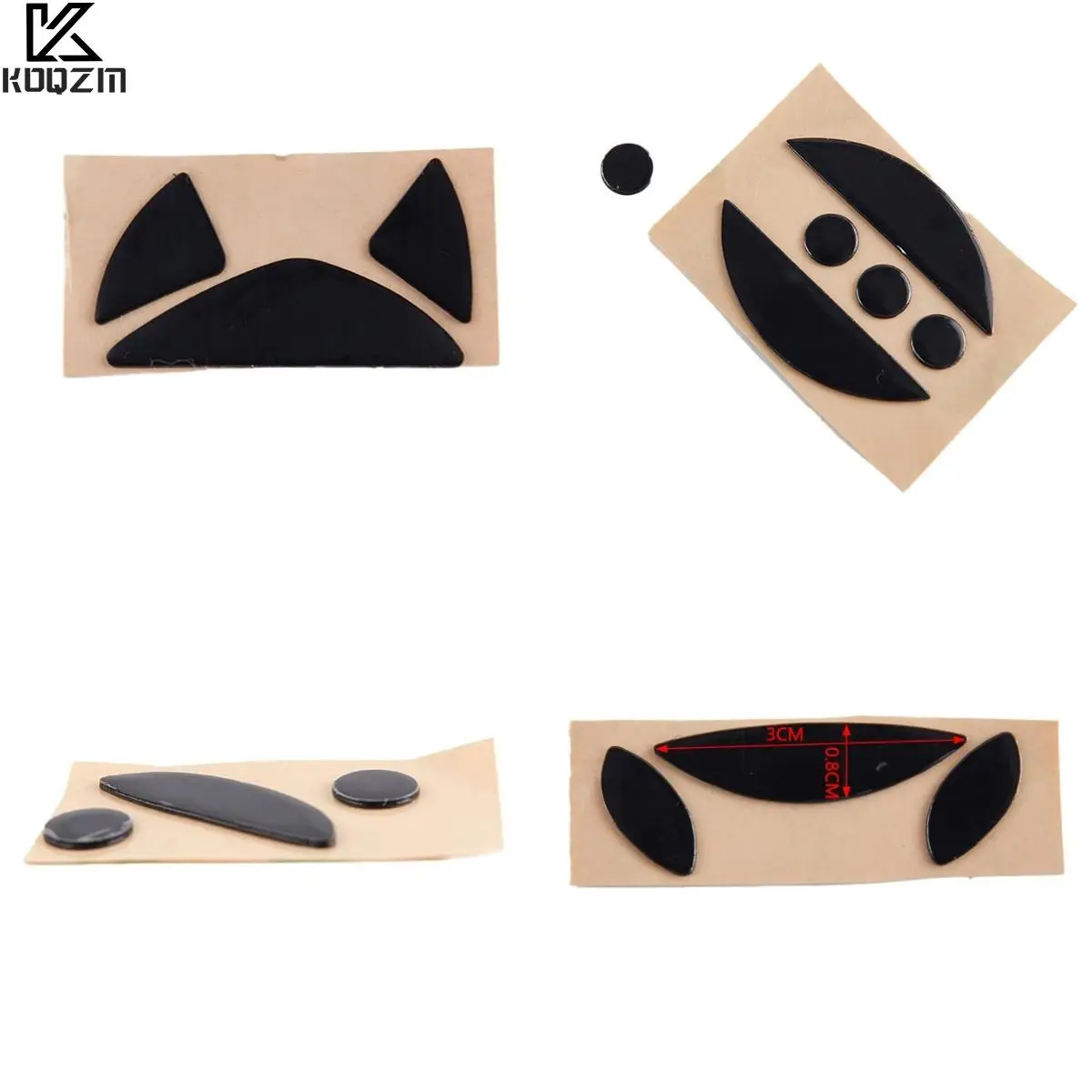 Mouse Feet Mouse Skate For M720/M275/M330/M280/M336/337/585/M555/M557/M558Mouse Glide Thickness 0.75mm