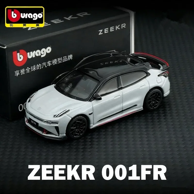 

Bburago 1:64 ZEEKR 001 FR Станция сплава Вагон Модель спортивного автомобиля Литье под давлением Металлические новые энергетические транспортные средства Модель автомобиля Моделирование Детский подарок