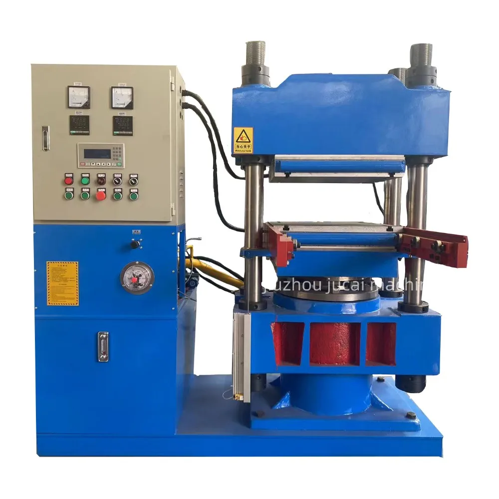 Small Vulcanized Rubber Automatic Electric Heat Press Machine