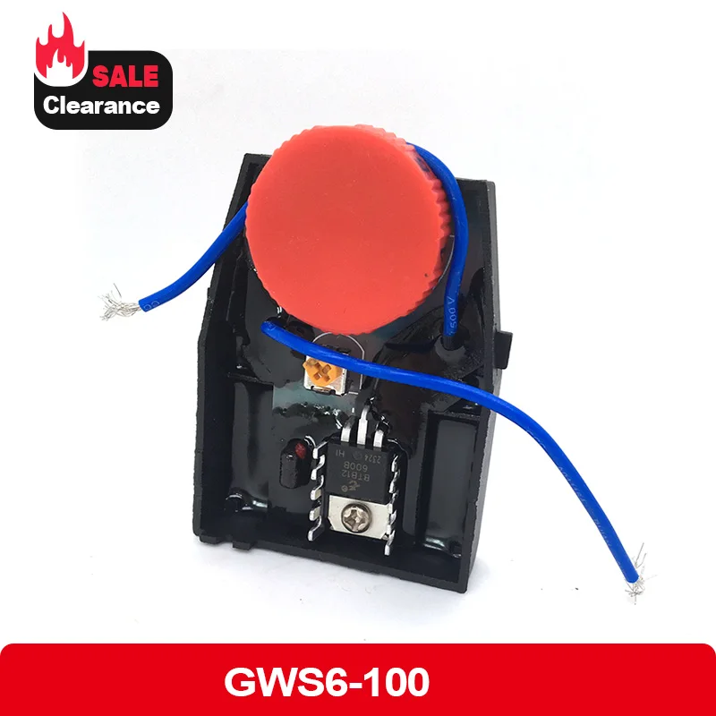 

Запасные части для переключателя регулятора скорости, электрический переключатель, регулятор угловой шлифовальной машины, замена для Bosch GWS 6-100 GWS6-100 аксессуаров