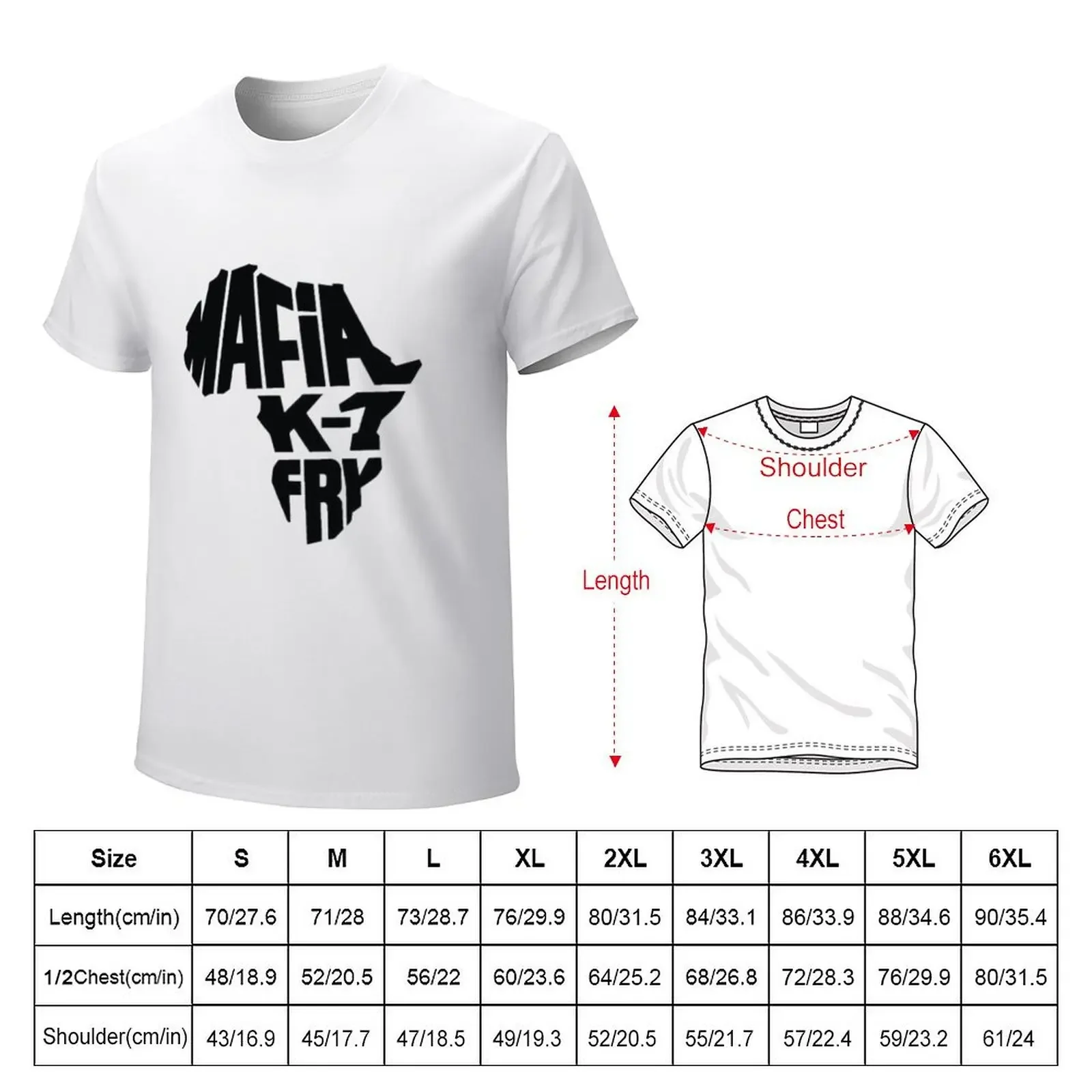 mafia k1 fry T-shirt heavyweights anime clothes vintage tees t shirts for men cotton