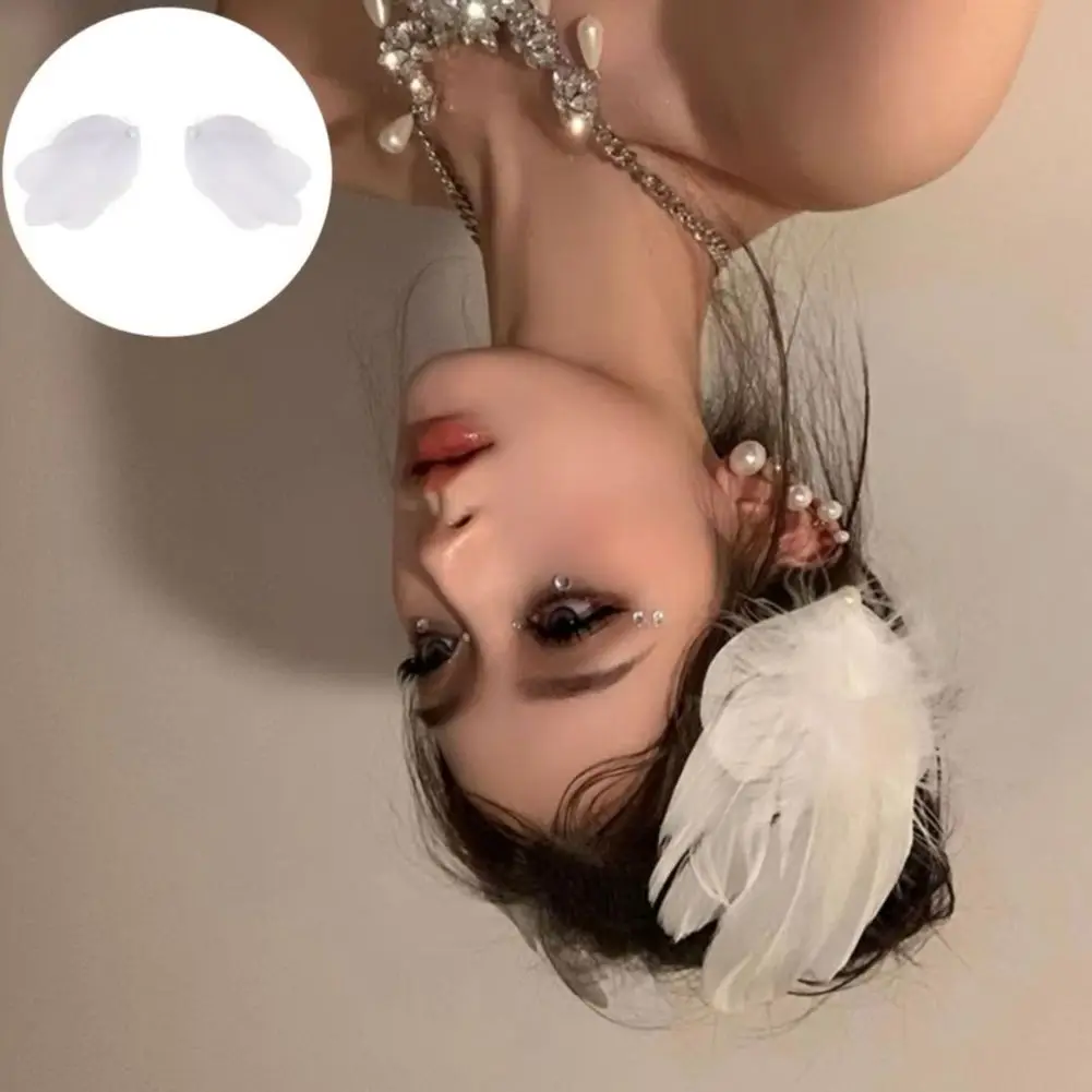 

Заколка для волос с искусственным жемчугом и перьями, свадебное украшение для волос, уникальные заколки для волос с перьями, свадебные шпильки для волос, боковые заколки с перьями 90