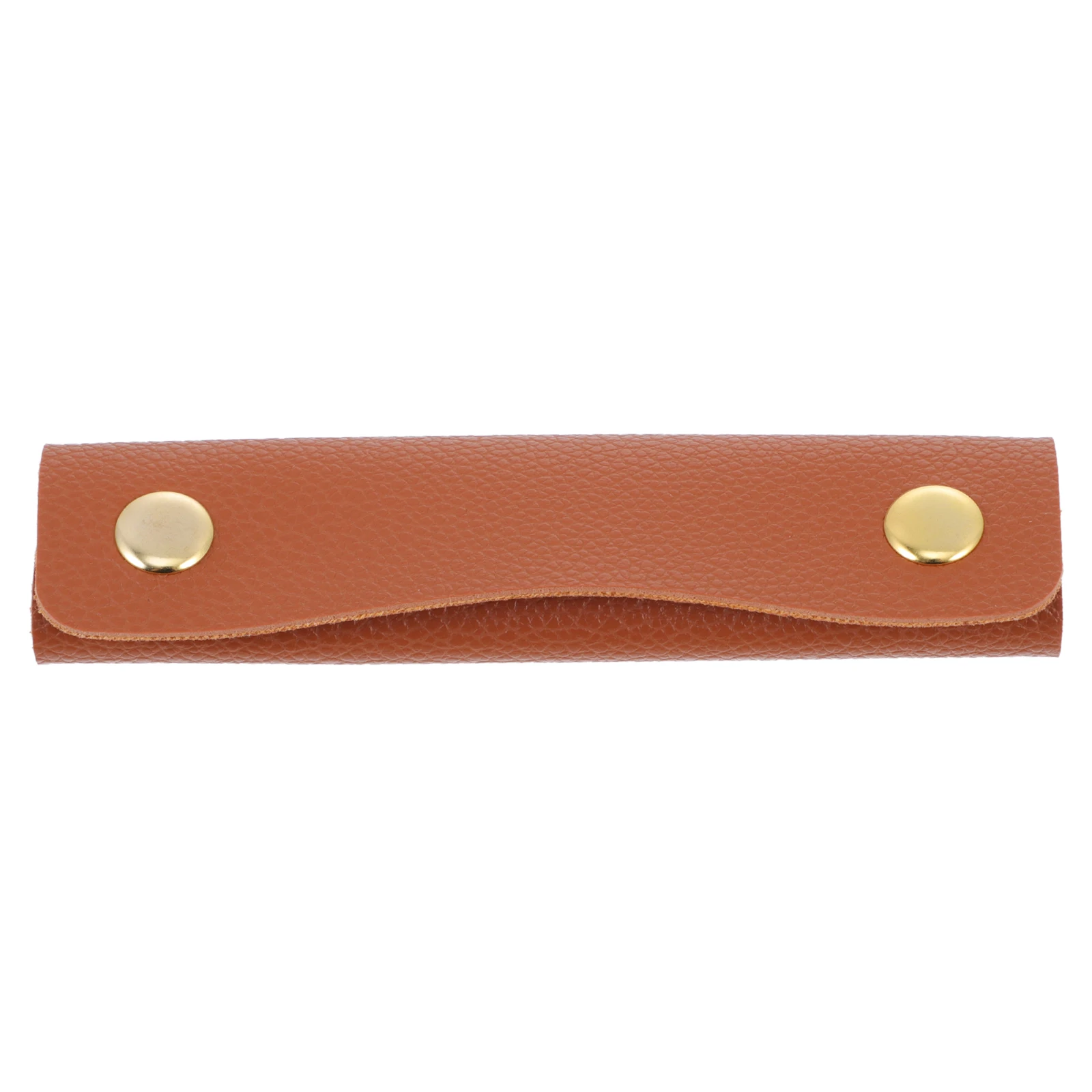 

1pc Handle Protective Cover PU Bag Wrap Luggage Protector Grocery Handle Resilient Anti Deformation Grip Cap